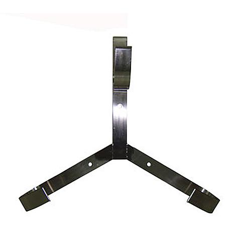 SG05753 Lifebuoy Bracket Stainless Steel, standard Chrome finished steel lifebuoy Y-bracket for installation of a life buoy against the railing or the wall.